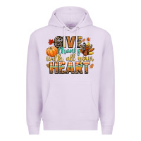 Lilac give thanks with all your heart Premium Hoodie - CowGirlArtShop