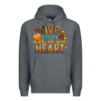 Rock give thanks with all your heart Premium Hoodie - CowGirlArtShop