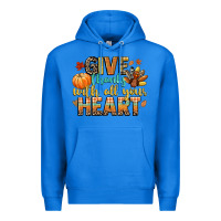 True Royal give thanks with all your heart Premium Hoodie - CowGirlArtShop