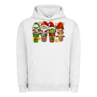 Pigment Lunar Rock christmas coffee cups gnomies Urban Hoodie - FaDigitalArtStudio