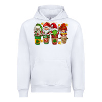 White christmas coffee cups gnomies Urban Hoodie - FaDigitalArtStudio