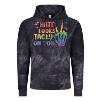 Cloud Black hate looks tacky on you pride Vintage Hoodie - MaliasSmallBusiness