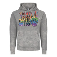 Cloud Rock hate looks tacky on you pride Vintage Hoodie - MaliasSmallBusiness