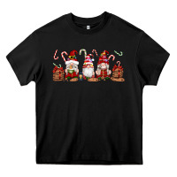 Black Christmas Gnomes Heavy Core Tee - Artiststas