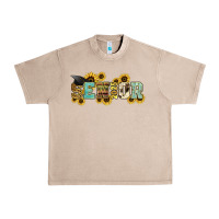 French Oak senior 2025 sunflowers Urban Heavy Tee - NancyCooperArtShop