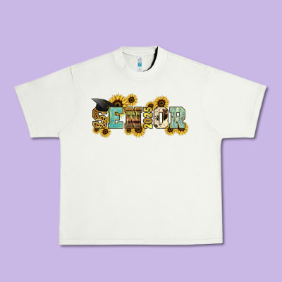 Senior 2025 Sunflowers Urban Heavy Tee Designed By Nancycooperartshop