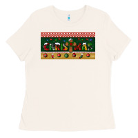 Bone christmas with cross license plate Ladies Tee - BundleAndBundleShop