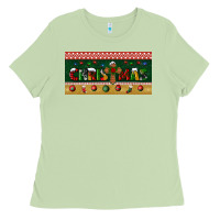 Matcha christmas with cross license plate Ladies Tee - BundleAndBundleShop