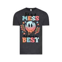 Vintage Black bit of a mess but doing my best Vintage Tee - MaliasSmallBusiness