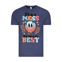 Vintage Denim bit of a mess but doing my best Vintage Tee - MaliasSmallBusiness