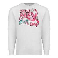 Oatmeal Heather chemo hair dont care Premium Sweatshirt - CowGirlArtShop