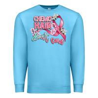 Ocean Blue chemo hair dont care Premium Sweatshirt - CowGirlArtShop