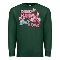 Sports Green chemo hair dont care Premium Sweatshirt - CowGirlArtShop