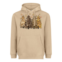 Mushroom merry christmas leopard trees Heavyweight Hoodie - CowGirlArtShop