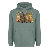 Sage merry christmas leopard trees Heavyweight Hoodie - CowGirlArtShop