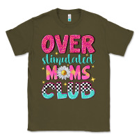 Army Green over stimulated moms club Classic Tee - NancyCooperArtShop