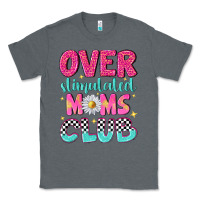 Charcoal Heather over stimulated moms club Classic Tee - NancyCooperArtShop