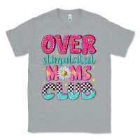 Heather Grey over stimulated moms club Classic Tee - NancyCooperArtShop