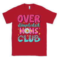 Red over stimulated moms club Classic Tee - NancyCooperArtShop