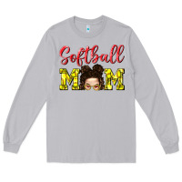 Moon Dust Softball Mom Long Sleeve Tee - BundleAndBundleShop