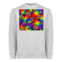 Heather Grey Western LGBTQ+ Pride Squad tumbler Heavyweight Sweatshirt - BundleAndBundleShop