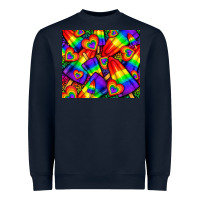 Navy Western LGBTQ+ Pride Squad tumbler Heavyweight Sweatshirt - BundleAndBundleShop