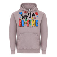 Vintage Zinc my brother is ausome autism Vintage Hoodie - MaliasSmallBusiness