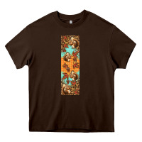 Chocolate Brown autumn squirrel Heavy Core Tee - BundleAndBundleShop