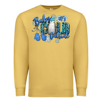 Antique Gold baby its cold outside Premium Sweatshirt - CowGirlArtShop