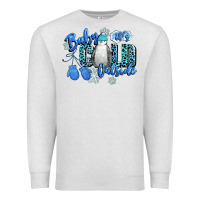 Oatmeal Heather baby its cold outside Premium Sweatshirt - CowGirlArtShop