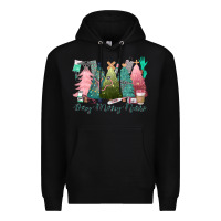 Black verry merry nurse Premium Hoodie - CowGirlArtShop