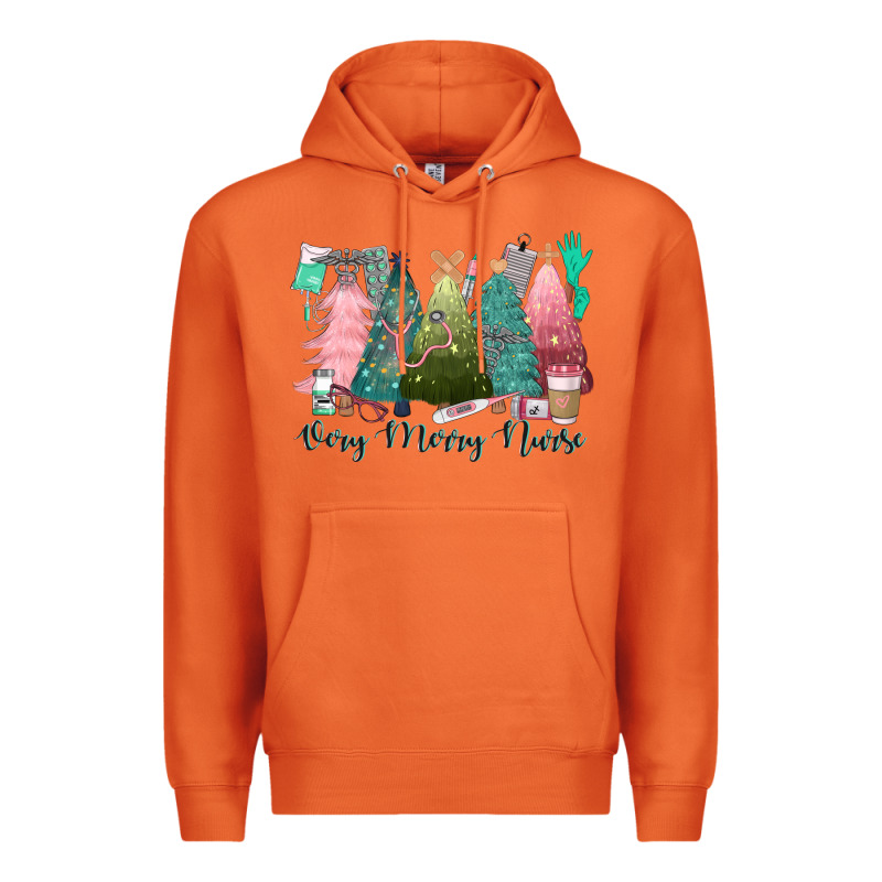 Verry Merry Nurse Premium Hoodie by CowGirlArtShop | Teevron