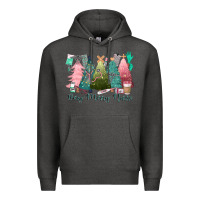 Charcoal Heather verry merry nurse Premium Hoodie - CowGirlArtShop