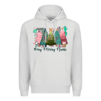 Dove Grey verry merry nurse Premium Hoodie - CowGirlArtShop