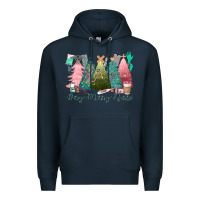 Navy verry merry nurse Premium Hoodie - CowGirlArtShop