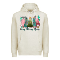 Oatmeal Heather verry merry nurse Premium Hoodie - CowGirlArtShop