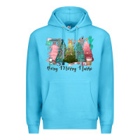Ocean Blue verry merry nurse Premium Hoodie - CowGirlArtShop