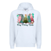 White verry merry nurse Premium Hoodie - CowGirlArtShop