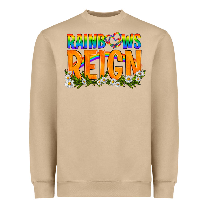 Lgbtq+ Rainbows Reign Heavyweight Sweatshirt by BundleAndBundleShop | Teevron