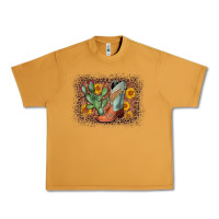 Peanut Butter cowboy boots cactus leopard Urban Heavy Tee - AdoDesignShop
