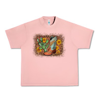 Salmon cowboy boots cactus leopard Urban Heavy Tee - AdoDesignShop