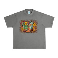 Tornado cowboy boots cactus leopard Urban Heavy Tee - AdoDesignShop