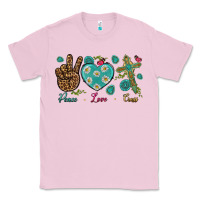 Bubblegum Pink peace love cross Classic Tee - NancyCooperArtShop