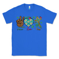 True Royal peace love cross Classic Tee - NancyCooperArtShop