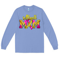 Colony Blue Softball Mom Breast Cancer Long Sleeve Tee - BundleAndBundleShop