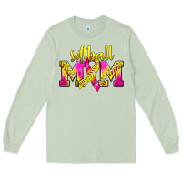Matcha Softball Mom Breast Cancer Long Sleeve Tee - BundleAndBundleShop