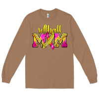Toasted Coconut Softball Mom Breast Cancer Long Sleeve Tee - BundleAndBundleShop