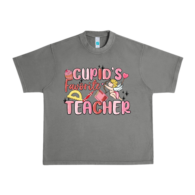 Cupid's Favorite Teacher Urban Heavy Tee by MaliasSmallBusiness | Teevron