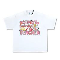 White cupid's favorite teacher Urban Heavy Tee - MaliasSmallBusiness