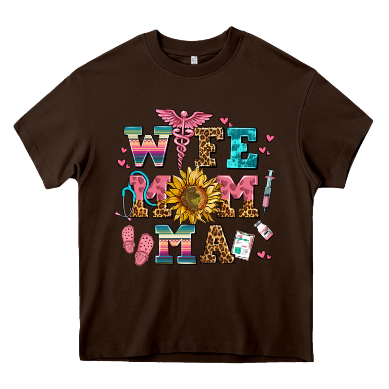 Wife Mom Ma Heavy Core Tee by AdoDesignShop | Teevron